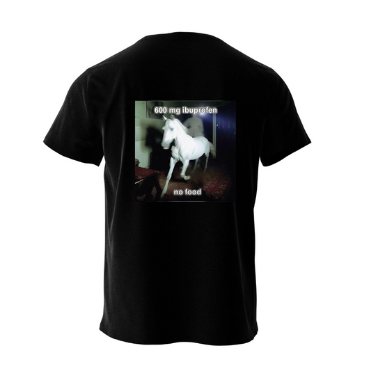 600mg Of Ibuprofen - Black T-shirt
